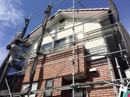 住宅足場設置